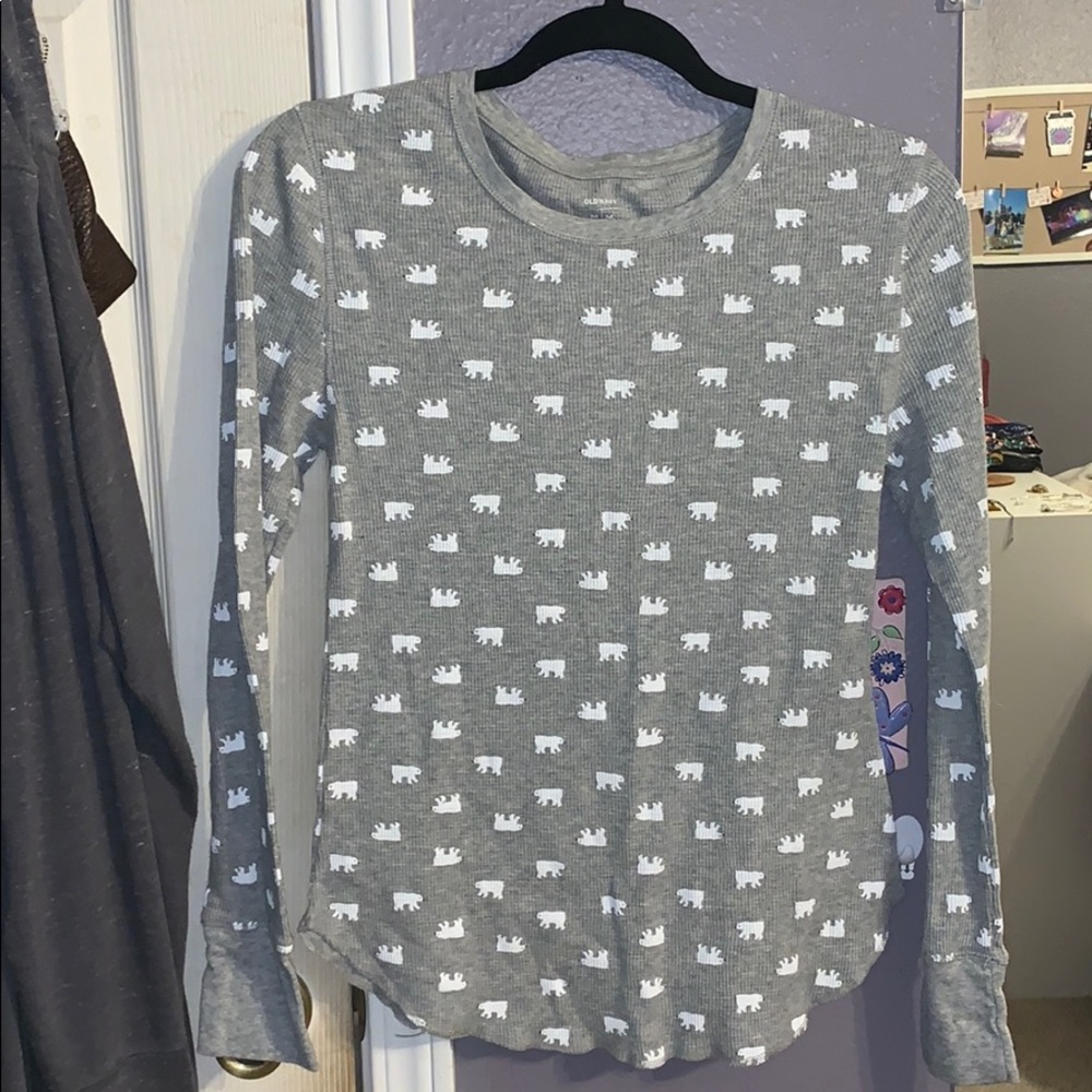 Cute thermal like top with polar bears